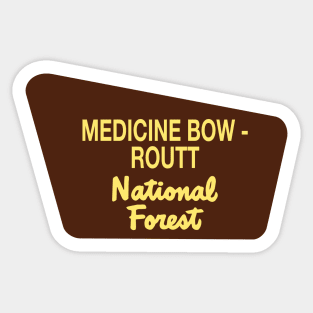 Medicine Bow - Routt National Forest Sticker